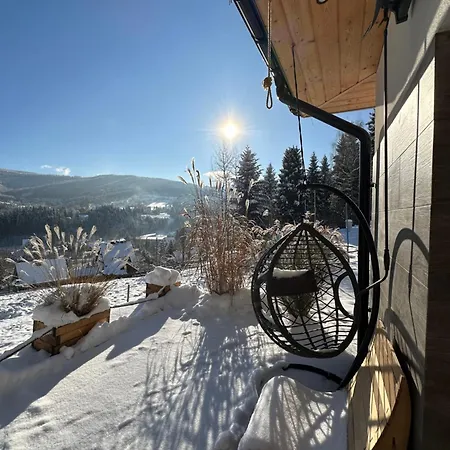 Z Jacuzzi, W Stylu Goralskim 펜션 자보자